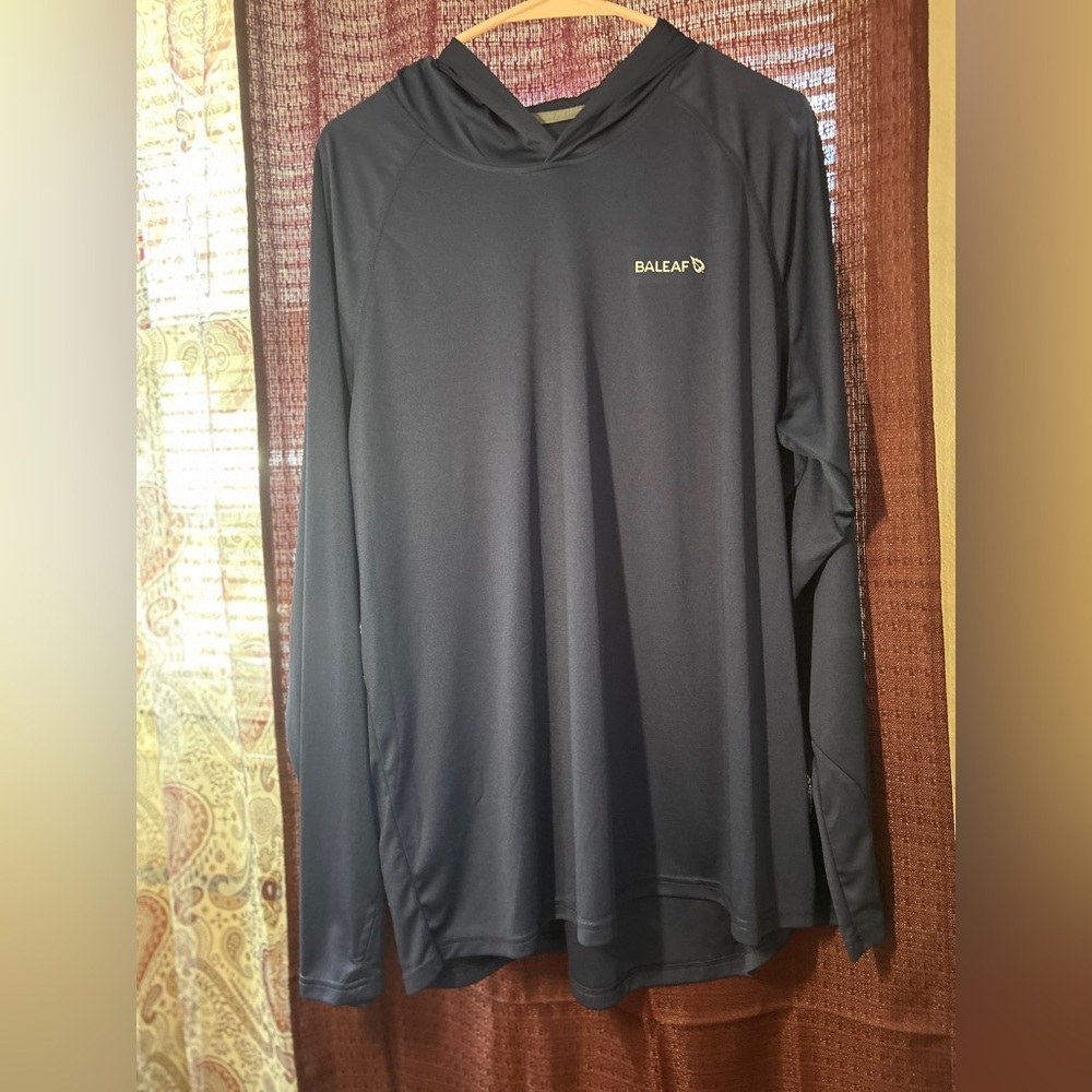 Baleaf Men's Black Hooded Sweatshirt